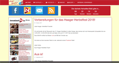 Desktop Screenshot of haager-herbstfest.de