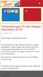 Mobile Screenshot of haager-herbstfest.de